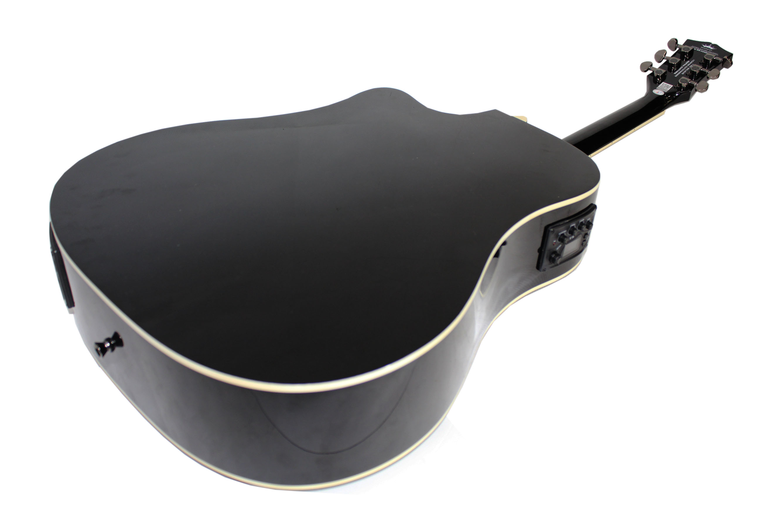 Изображение KEPMA D1CE BK Электроакустическая гитара + КАБЕЛЬ Цвет Черный