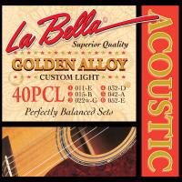 Изображение LA BELLA 40PCL 011-052 Струны для акустической гитары 