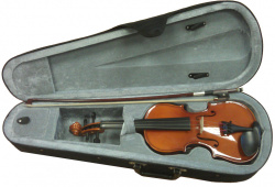 Изображение BRAHNER BV-300 1/16 Скрипка (+кейс,смычок) верх-ель, низ-клен, гриф-клен.