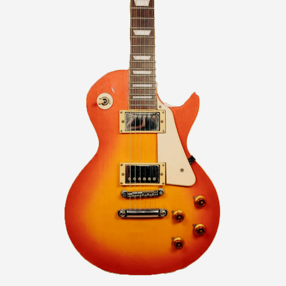 Изображение Hurricane Les Paul Korea Электрогитара б/у, HH, Cherry Burst, Кремовый пикгард