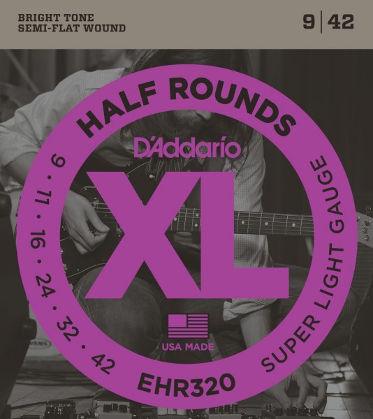 Изображение D`ADDARIO EHR320 009-042 Струны для электрогитары 