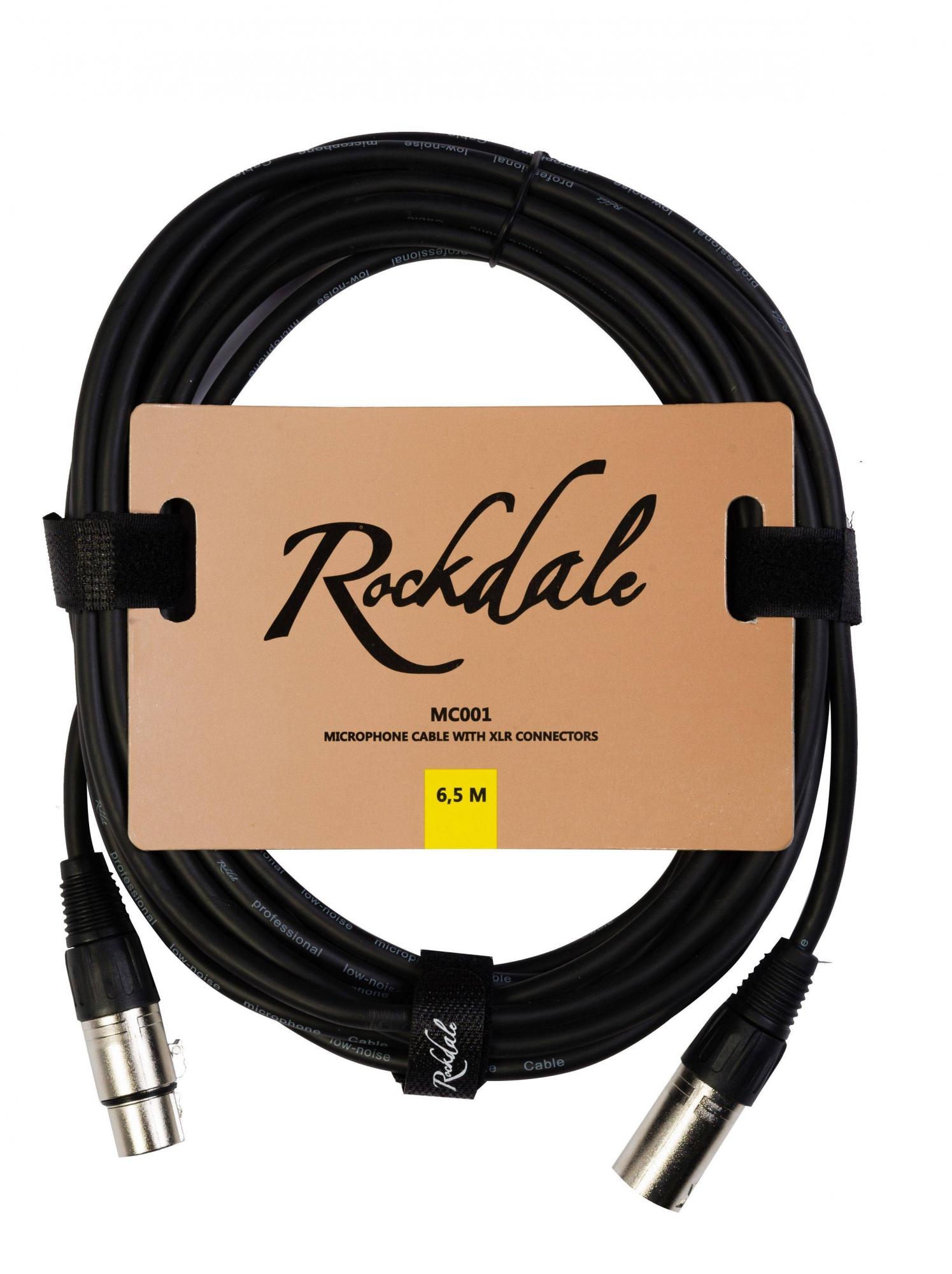 Изображение ROCKDALE MC001.20 Микрофонный кабель с разъемами XLR, 6.5 м