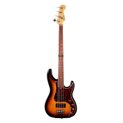 Изображение Fender American Deluxe Precision Bass USA 2002 Бас-гитара б/у, s/n DZ2034553 (1750), sunburst, череп