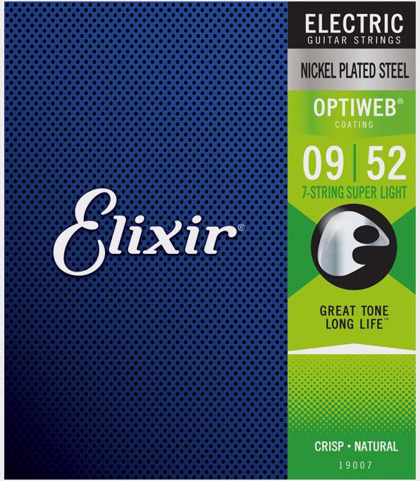 Изображение ELIXIR 19007 009-052 Струны для 7-струнной электрогитары 