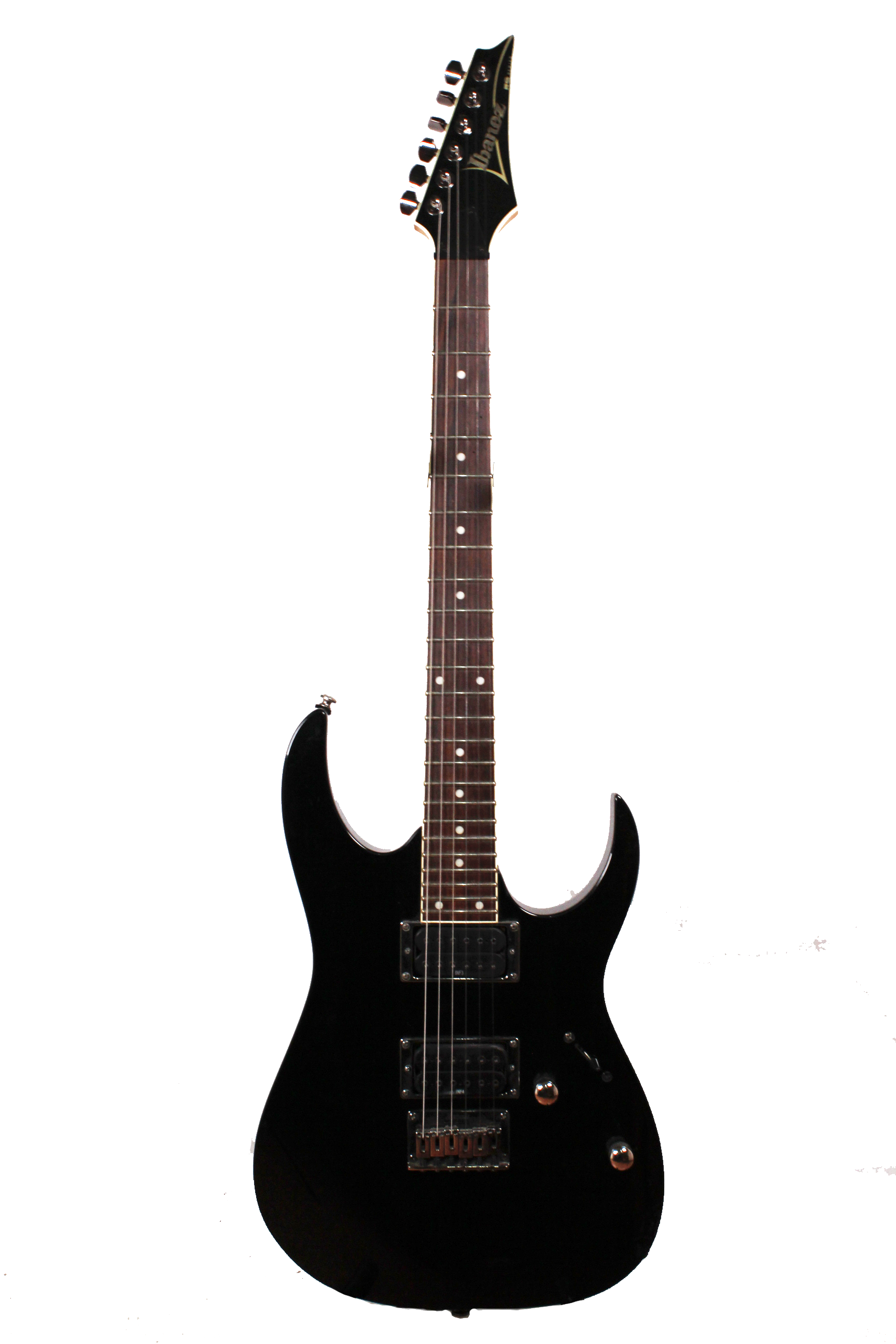 Ibanez RG321MH Superstrat Электрогитара б/у, s/n I080343261, HH, черный, фурнитура никель Изображение Ibanez RG321MH Superstrat Электрогитара б/у, s/n I080343261, HH, черный, фурнитура никель