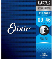 Изображение ELIXIR 12025 009-046 Струны для электрогитары 