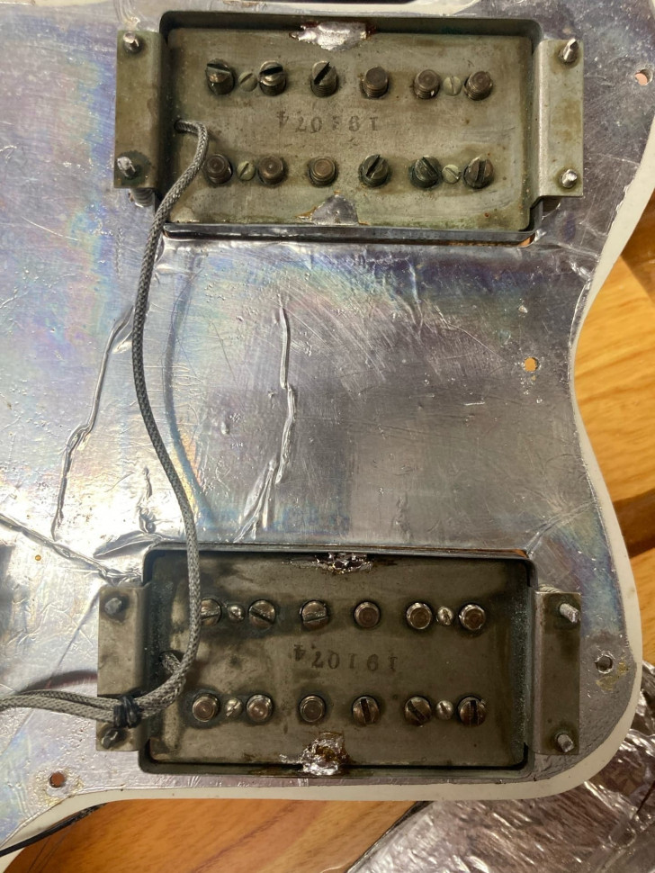 Fender Telecaster Thinline USA 1974, Электрогитара Б/У, s/n 561528, HH, цвет натуральный Изображение Fender Telecaster Thinline USA 1974, Электрогитара Б/У, s/n 561528, HH, цвет натуральный
