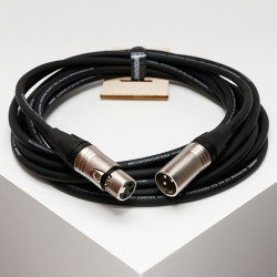 Изображение SHNOOR MC224eco-XMXF-1m Микрофонный кабель с разъёмами XLR 1м