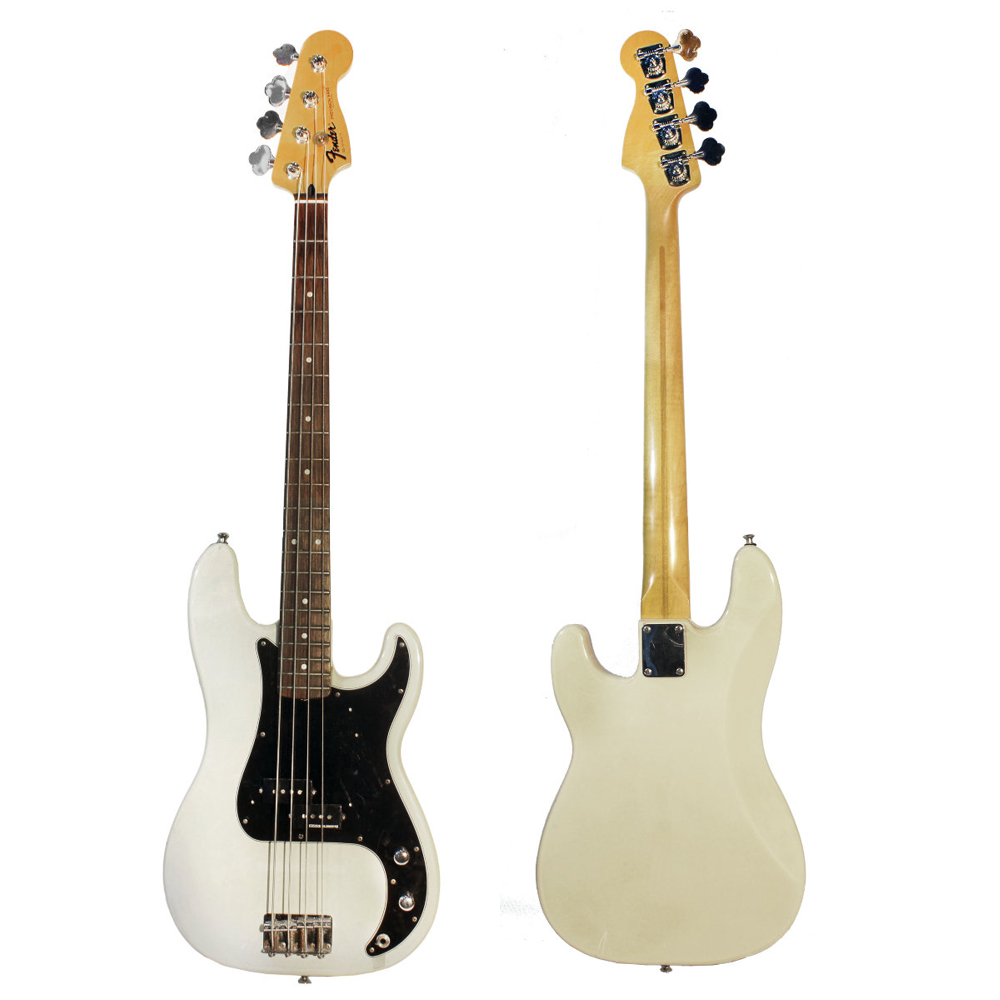 FENDER PRECISION BASS WH Бас-гитара БУ, Mexico sn:MN62878 + Чехол купить  в Хабаровске