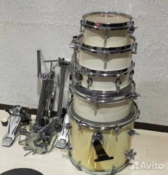 Изображение Pearl RT-645N/C   ударная установка Rhytm Traveler б/у Формат mini, Taiwan, Цвет белый