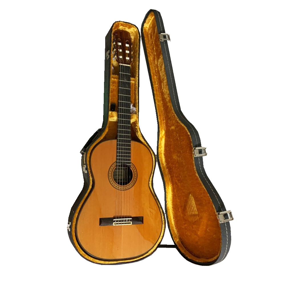 Изображение RYOJI MATSUOKA M50L Классическая гитара Б/У, s/n 870708, золотая фурнитура