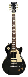 Изображение Maison Les Paul Электрогитара б/у, HH, черный, хромовая фурнитура, звукосниматели зебра, белый пикга