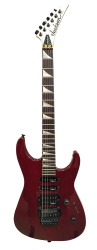 Изображение Grover Jackson Standard Superstrat Электрогитара б/у, s/n 913795, HSS, красный, белая голова грифа, 