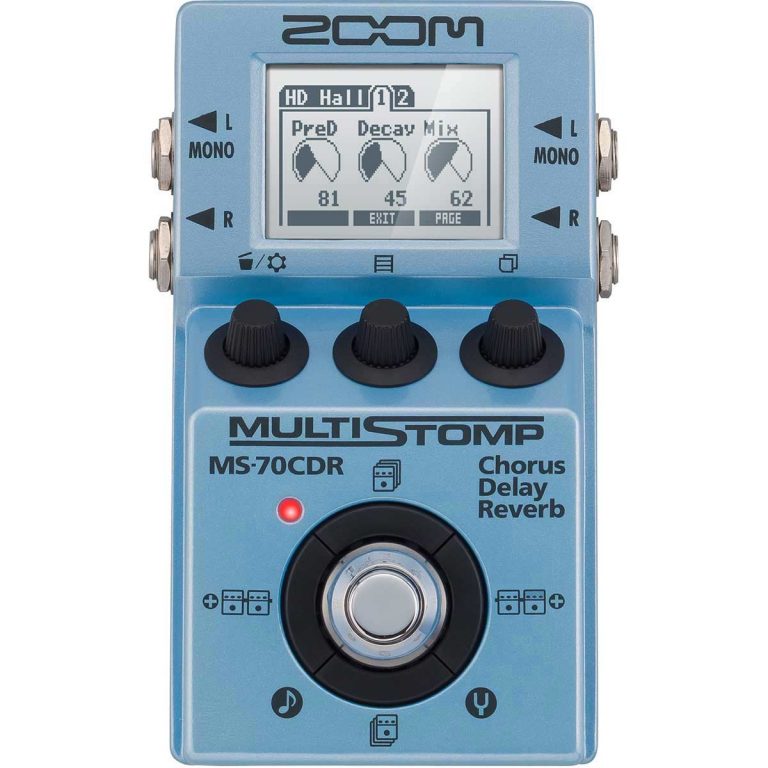 Изображение ZOOM MS-70CDR Компактная мульти педаль эффектов для электрогитары
