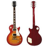 Изображение GRASS ROOTS LES PAUL D30 Электрогитара Б\У, Белый Пикгард цвет: красный санбёрст