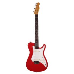 Изображение Fender Bullet Deluxe 1981 USA, s/n E102851, SS, красный, белый пикгард + кейс