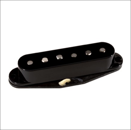 Изображение DIMARZIO DP177BK True Velvet T Neck, black cover звукосниматель для телекастера, чёрный