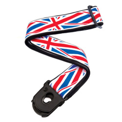 Изображение D`ADDARIO 50PLA11 Гитарный ремень, 50мм, PlanetLock крепеж, unionJack