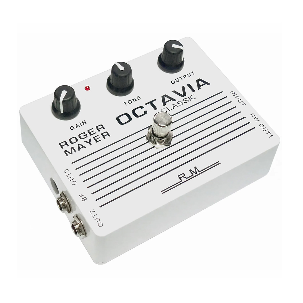 Roger Mayer Octavia Classic Педаль гитарная Fuzz б/у, Белая Изображение Roger Mayer Octavia Classic Педаль гитарная Fuzz б/у, Белая
