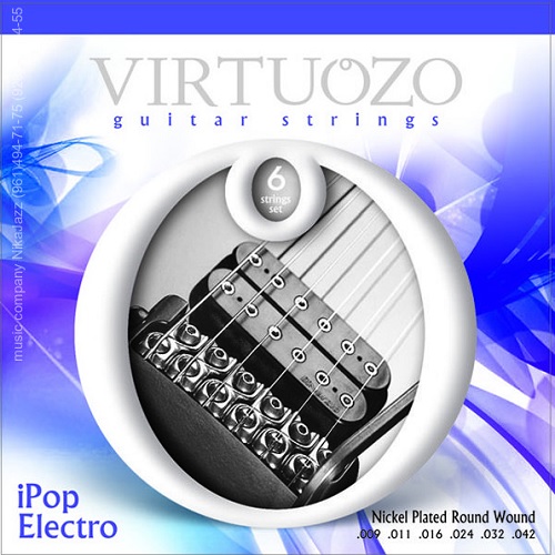 Изображение VIRTUOZO 00093 iPOP ELECTRO 009-042 Струны для электрогитары  