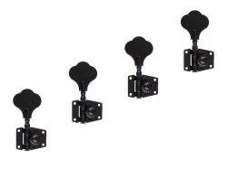 Изображение METALLOR MHB-01-BK-4L Колки дя бас-гитары, 4л, Black