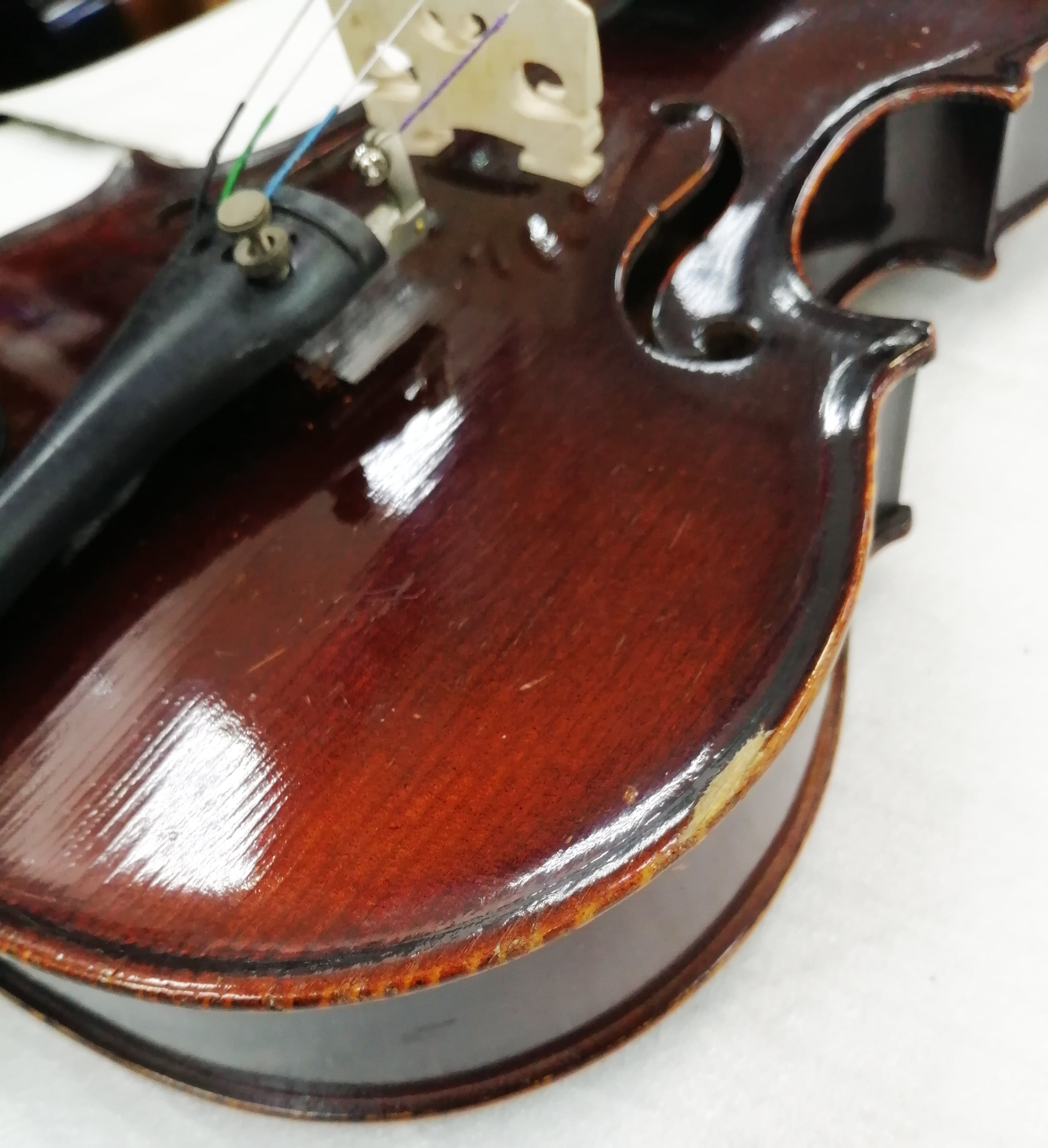 SUZUKI VIOLIN №103, Скрипка б/у 1/4, 1966 Япония Изображение SUZUKI VIOLIN №103, Скрипка б/у 1/4, 1966 Япония