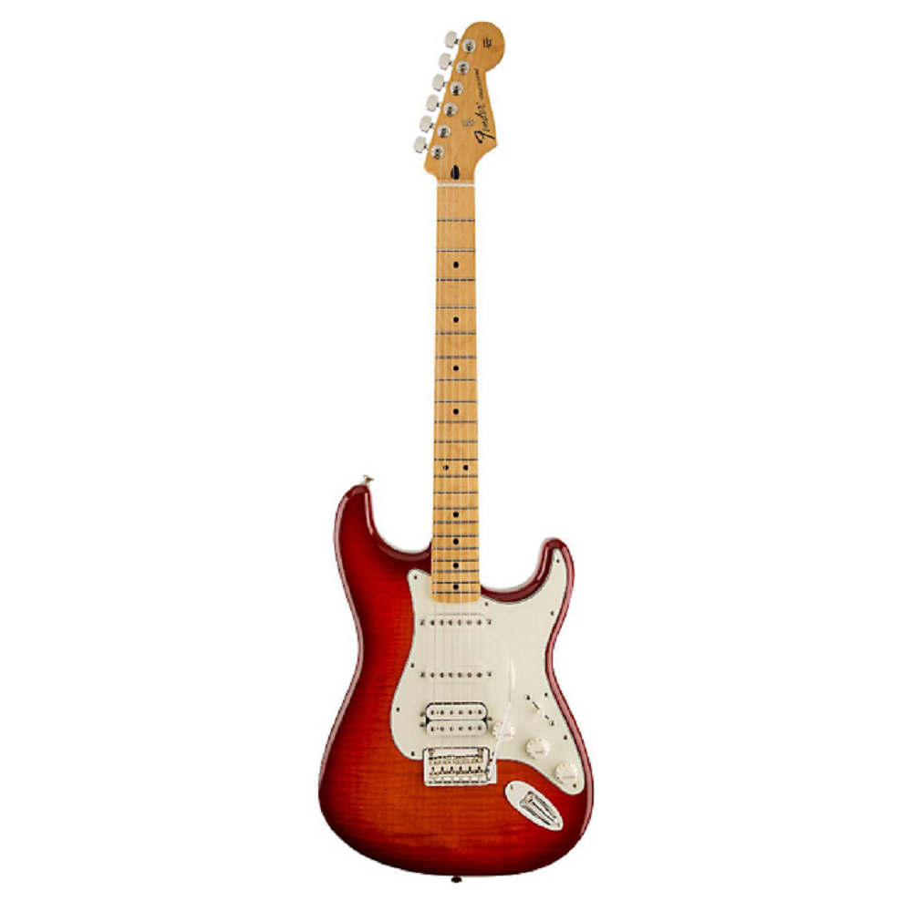 Изображение FENDER DELUXE STRAT HSS PLUS IOS Электрогитара Tobacco Sunburst MEXICO