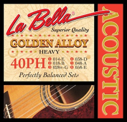 Изображение LA BELLA 40PH 014-058 Струны для акустической гитары 