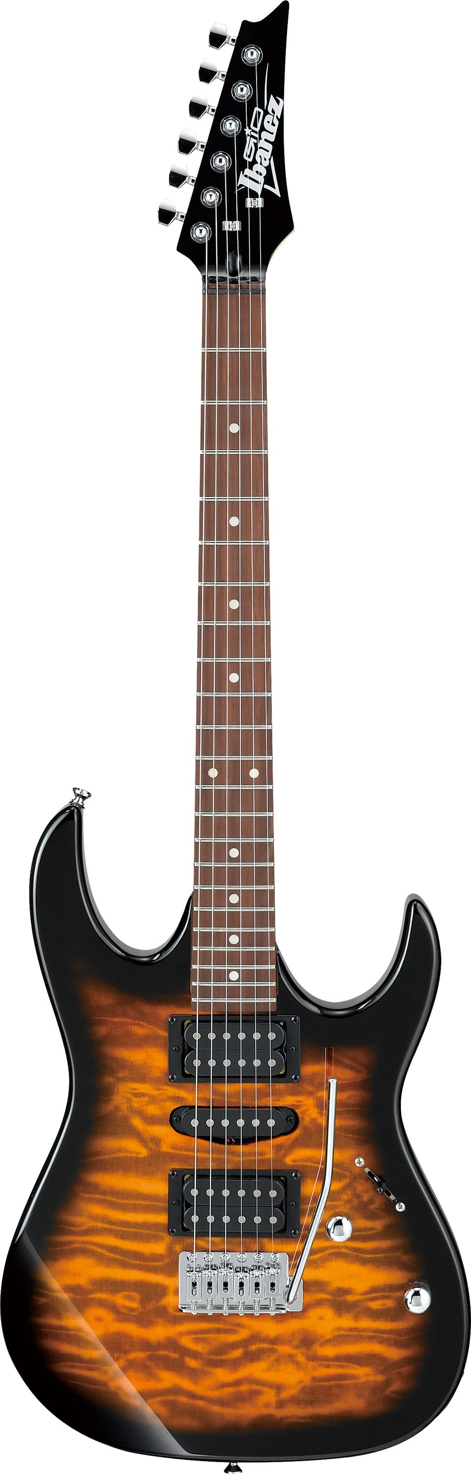 Изображение IBANEZ GRX70QA SB Электрогитара
