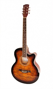Изображение CARAYA F511-BS Акустическая гитара, с вырезом, санберст