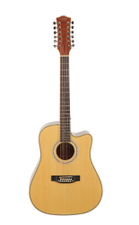 Изображение SQOE J-20 N 12-струнная Акустическая гитара