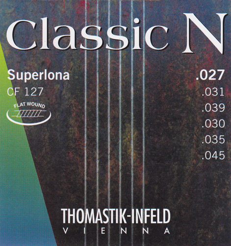THOMASTIK CF127 Classic N Комплект струн для акустической гитары, нейлон/хромированная сталь 027-045 Изображение THOMASTIK CF127 Classic N Комплект струн для акустической гитары, нейлон/хромированная сталь 027-045