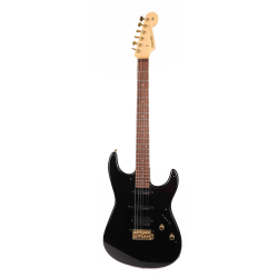 Изображение Fernandes The Function Superstrat Электрогитара б/у, HSS, черный, фурнитура хром, Fernandes на некпл