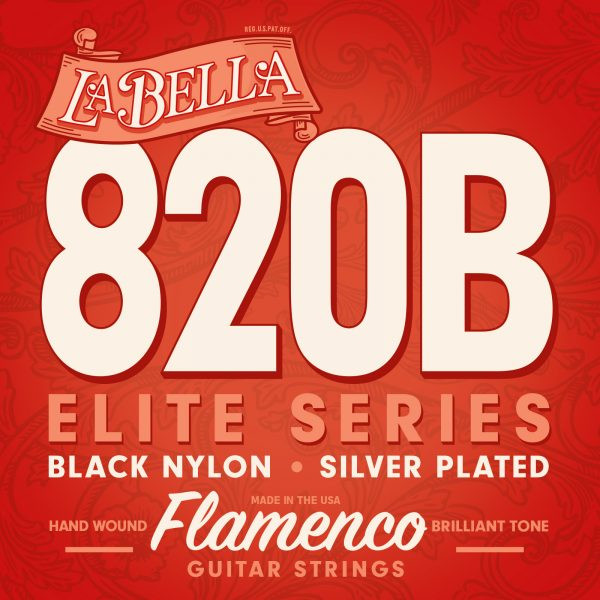 Изображение LA BELLA 820B Flamenco Black Нейлоновые струны