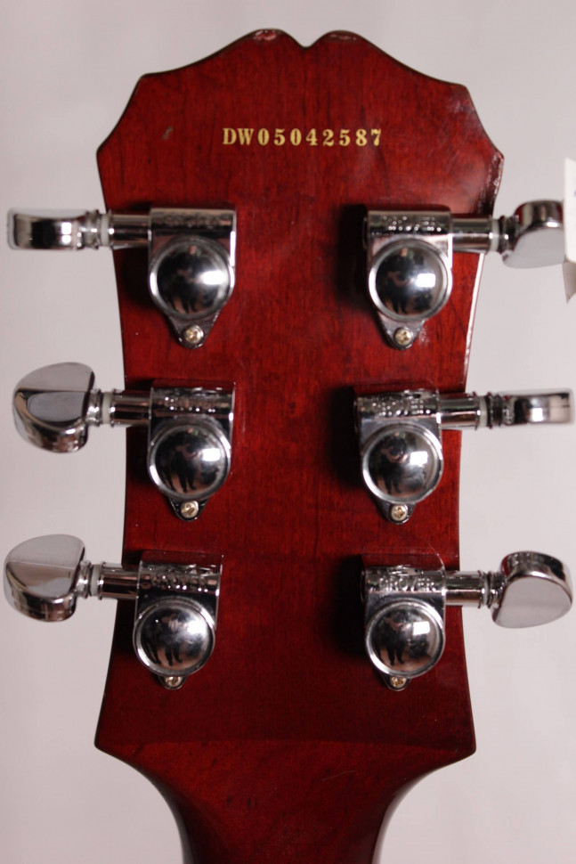 Изображение Epiphone Les Paul Standard China, s/n DW05042587, tobacco sunburst, топ волнистый клен, колки Grover