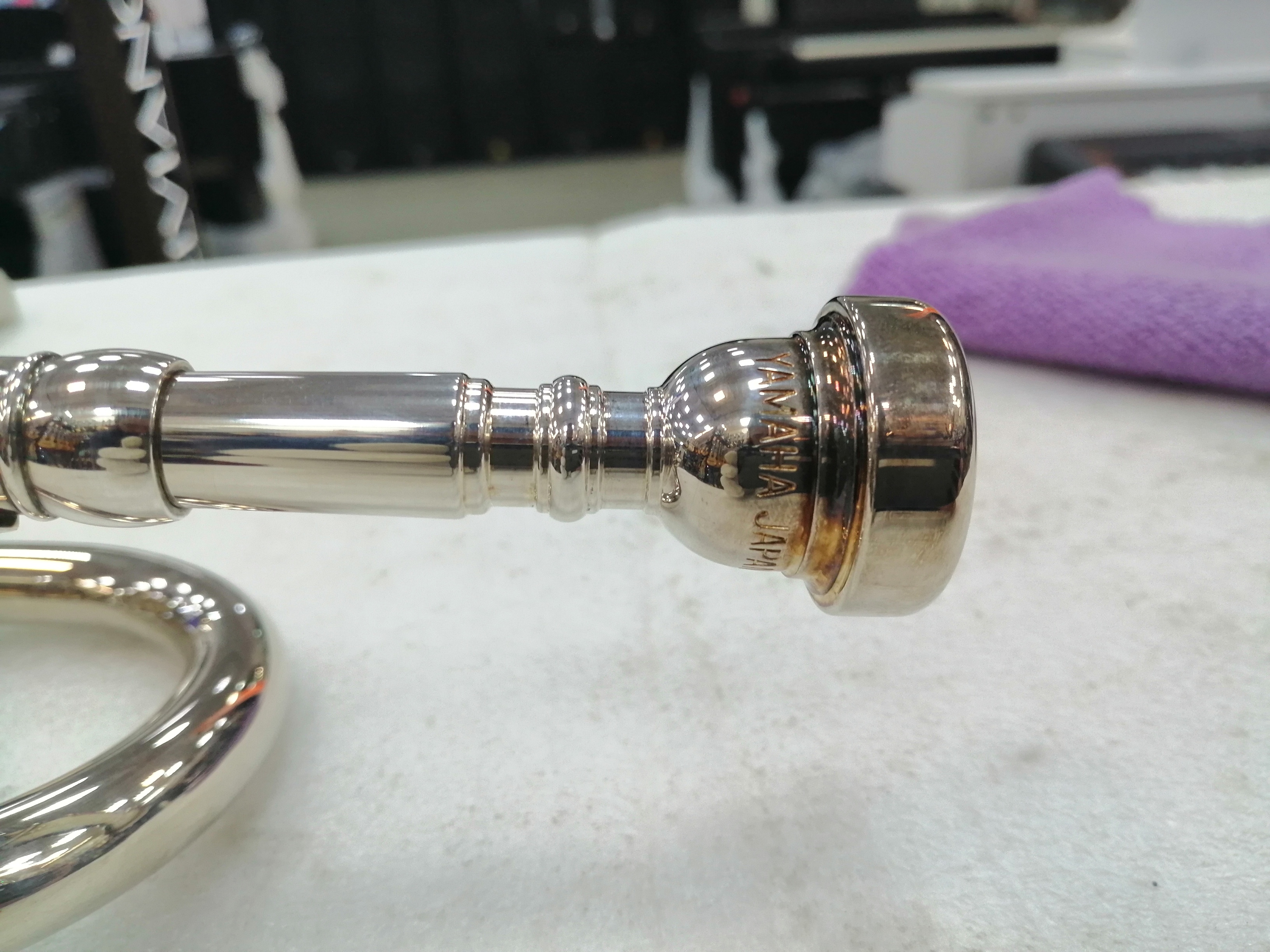 Изображение YAMAHA YTR-3335 Труба Б\У, Серебро s\n:C59440, +Кейс, салфетка, Jupiter7c, Yamaha 11B4