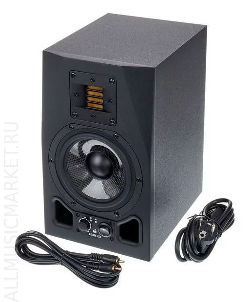 Изображение ADAM A5X  Активный 2-х полосный студийный аудио монитор, ленточный X-ART ВЧ драйвер 2", Carbon Fiber
