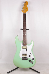 Изображение Fender (Replica) Stratocaster Электрогитара б/у, HH, Surf Green, Белый пикгард + Рычаг