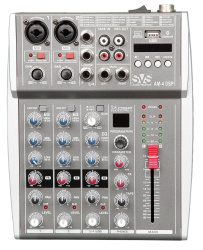 Изображение SVS Audiotechnik AM-4 DSP Микшерный пульт аналоговый, 4-канальный, 24 DSP эффекта, USB интерфейс