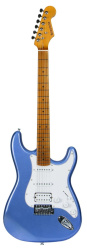 Изображение Bosstone SG-04 V.2 BL Гитара электрическая, 6 струн цвет синий + ЧЕХОЛ