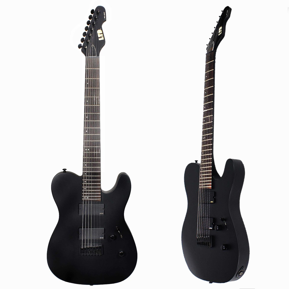 LTD TE-417 Электрогитара Б\У, Telecaster, 7 струн, Черный матовый, EMG Изображение LTD TE-417 Электрогитара Б\У, Telecaster, 7 струн, Черный матовый, EMG