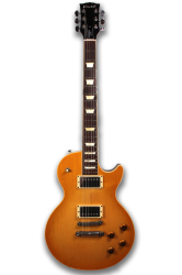 CoolZ Les Paul Japan Электрогитара б/у, s/n J100555, HH, натуральный, фурнитура хром Изображение CoolZ Les Paul Japan Электрогитара б/у, s/n J100555, HH, натуральный, фурнитура хром