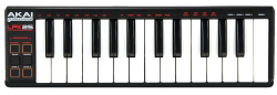 Изображение AKAI PRO LPK25 портативная USB/MIDI-клавиатура, 25 чувствительных мини-клавиш, арпеджиатор, сустейн