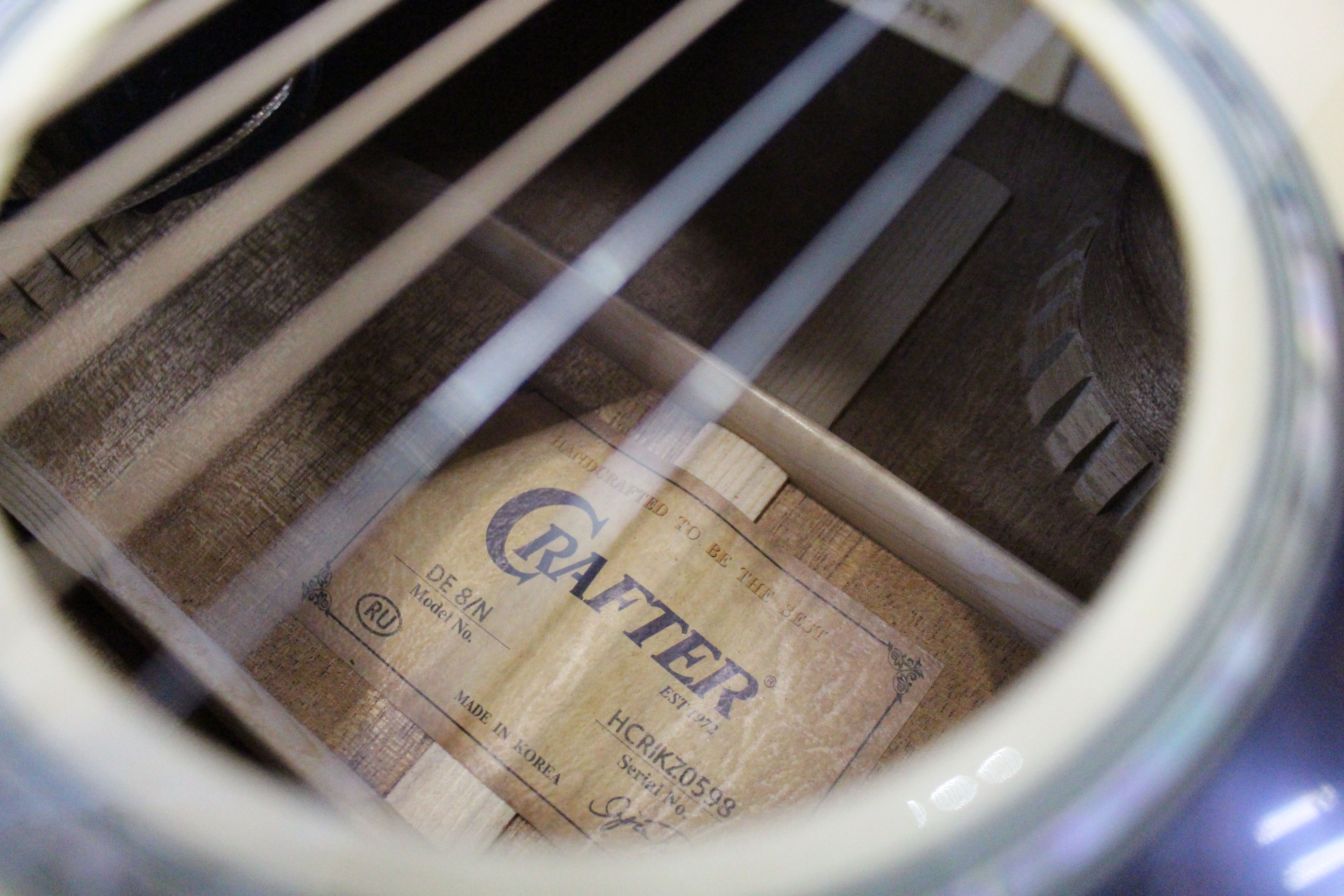 Изображение CRAFTER DE-8/N+B Электроакустическая гитара + ЧЕХО