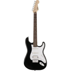 Изображение FENDER SQUIER BULLET STRAT HT HSS BLK электрогитара, HSS, фикс. бридж, цвет черный