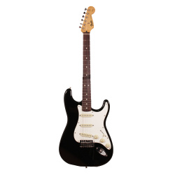 Изображение Fender Stratocaster Squier Series Mexico S/N: MN402581, SSS, черный, палисандровая накладка