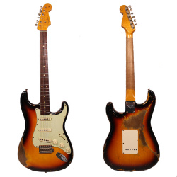 Изображение FENDER Custom Shop Masterbuilt Dale Wilson Stratocaster Relic, s\n: CZ525358, Sunburst