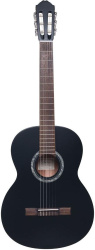 Изображение ALMIRES C-15 BKS - классическая гитара 4/4, верхняя дека-ель, корпус-красное дерево, цвет черный