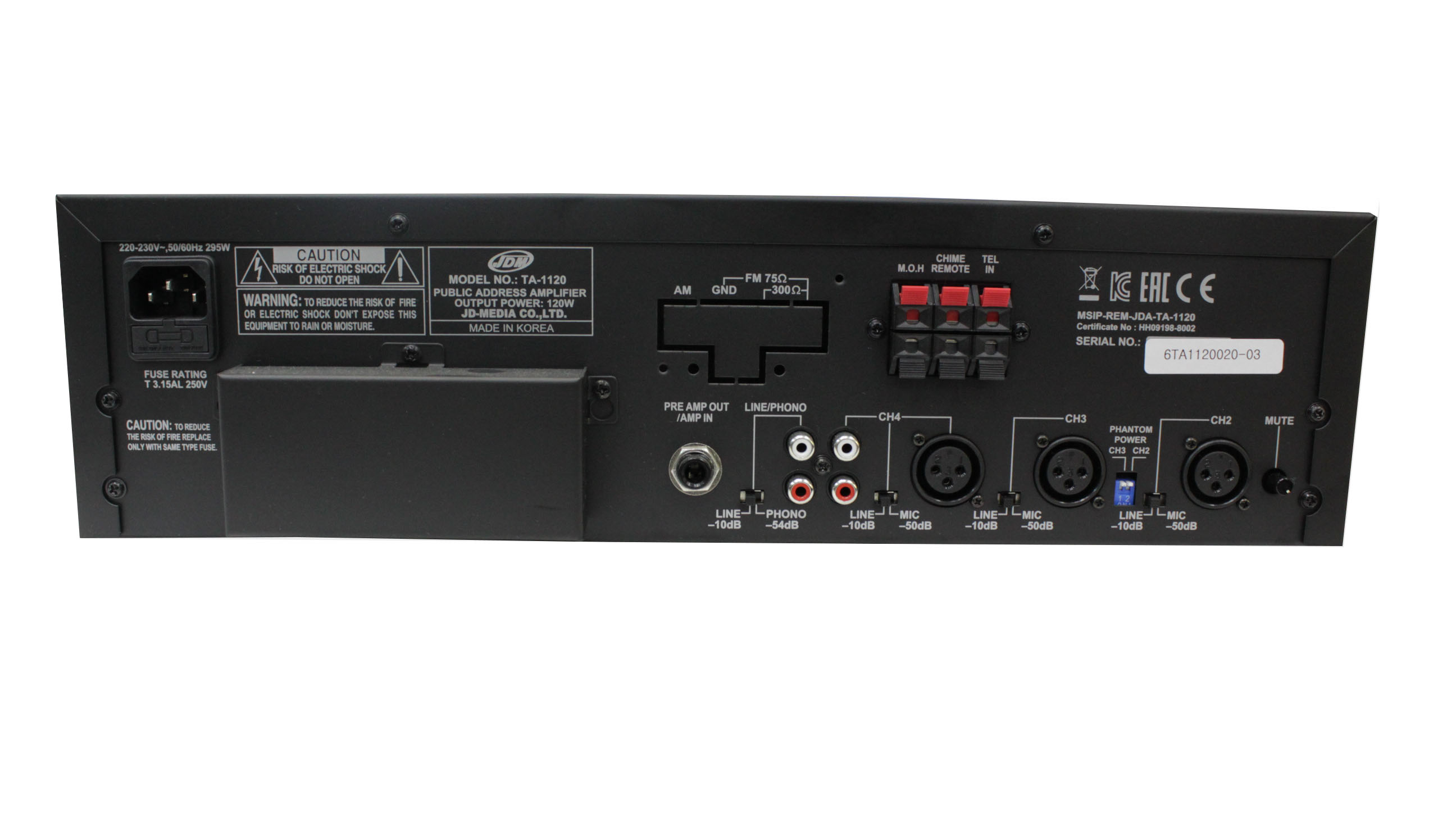 Изображение JDM TA1120 Усилитель трансляционный