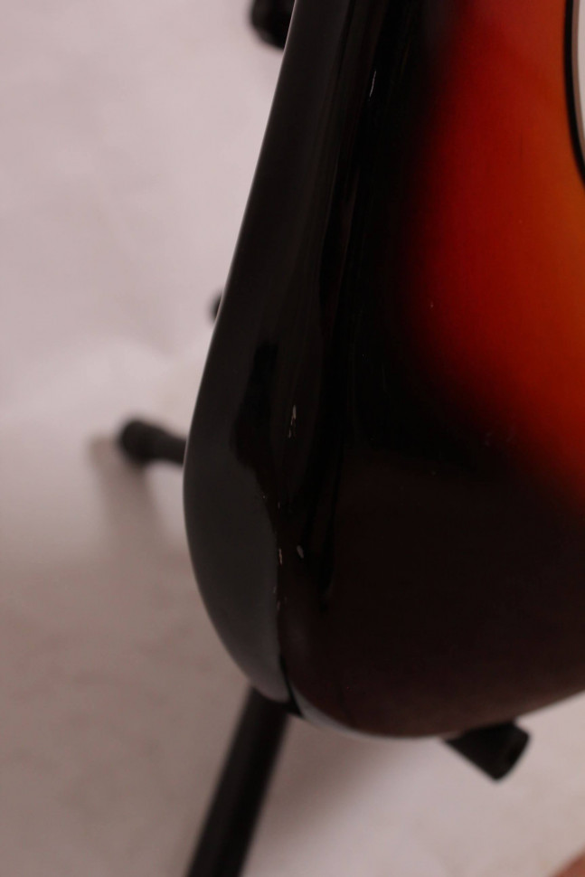 Изображение Fresher Straighter Stratocaster Japan, SSS, sunburst, белый пикгард